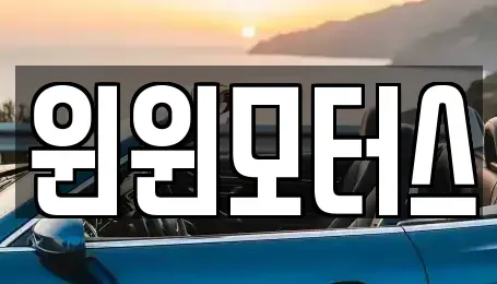 서울특별시 종로구 중고차 전문 윈윈모터스