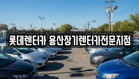 서울특별시 중구 만리동1가 장기렌트카 전문 롯데렌터카 용산장기렌터카전문지점