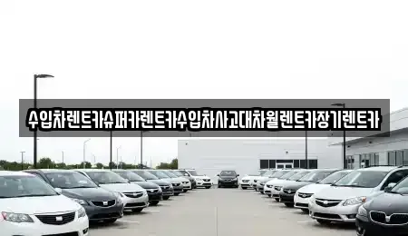 서울특별시 중구 만리동1가 장기렌트카 전문 수입차렌트카슈퍼카렌트카수입차사고대차월렌트카장기렌트카