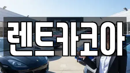 서울특별시 중구 장충동1가 렌트카 전문 렌트카코아
