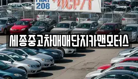 세종 연서면 중고차 전문 세종중고차매매단지카맨모터스