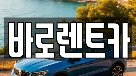 세종 전동면 렌트카 전문 바로렌트카