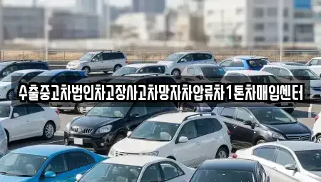 세종 전동면 중고차매입 전문 수출중고차법인차고장사고차망자차압류차1톤차매입센터