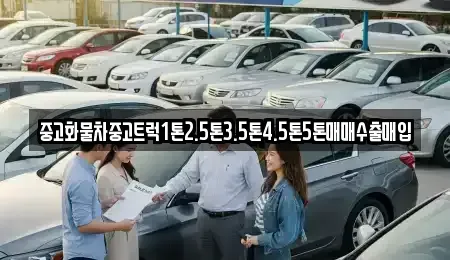 세종 전동면 중고차매입 전문 중고화물차중고트럭1톤2.5톤3.5톤4.5톤5톤매매수출매입
