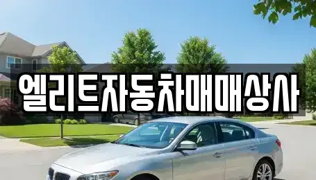 울산 북구 명촌동 중고차 전문 엘리트자동차매매상사