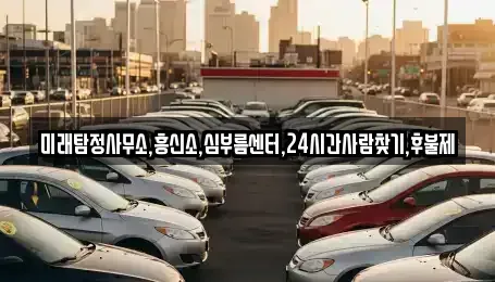 울산광역시 남구 황성동 중고차 전문 미래탐정사무소,흥신소,심부름센터,24시간사람찾기,후불제