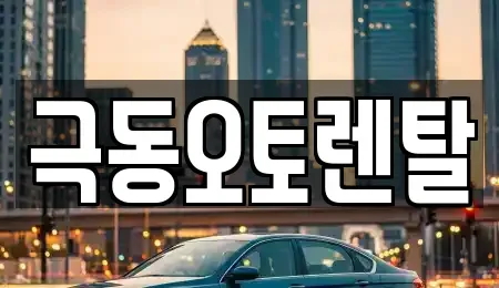 울산광역시 북구 신천동 렌트카 전문 극동오토렌탈
