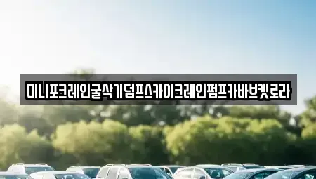 울산광역시 북구 정자동 중고차 전문 미니포크레인굴삭기덤프스카이크레인펌프카바브켓로라