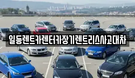 인천 미추홀구 용현동 장기렌트카 전문 일등렌트카렌터카장기렌트리스사고대차
