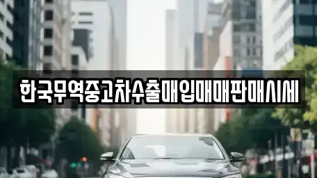인천 미추홀구 용현동 중고차매입 전문 한국무역중고차수출매입매매판매시세