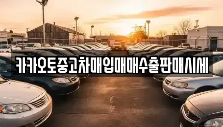 인천 중구 해안동3가 중고차매입 전문 카카오토중고차매입매매수출판매시세