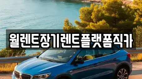 인천광역시 계양구 둑실동 장기렌트카 전문 월렌트장기렌트플랫폼직카
