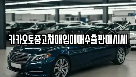 인천광역시 계양구 둑실동 중고차매입 전문 카카오토중고차매입매매수출판매시세
