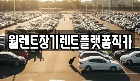 인천광역시 계양구 임학동 장기렌트카 전문 월렌트장기렌트플랫폼직카