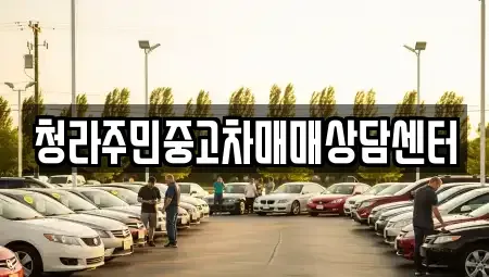 인천광역시 서구 청라동 중고차 전문 청라주민중고차매매상담센터