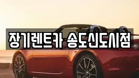 인천광역시 연수구 송도동 단기렌트카 전문 장기렌트카 송도신도시점