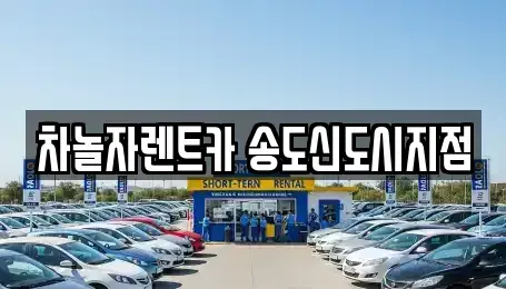 인천광역시 연수구 송도동 렌트카 전문 차놀자렌트카 송도신도시지점