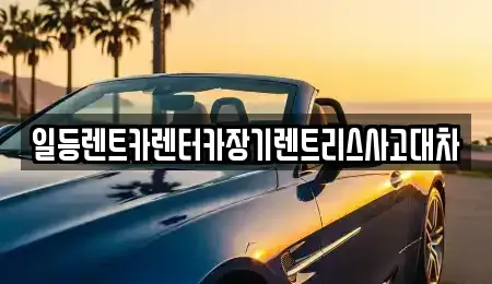 인천광역시 중구 신흥동3가 장기렌트카 전문 일등렌트카렌터카장기렌트리스사고대차