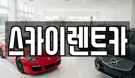 전남 광양시 중동 렌트카 전문 스카이렌트카