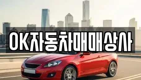 전남 광양시 중동 중고차매매 전문 OK자동차매매상사