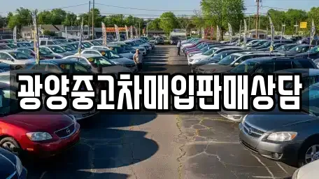 전남 광양시 중동 중고차매입 전문 광양중고차매입판매상담