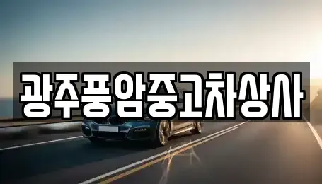전남 나주시 남평읍 중고차매매 전문 광주풍암중고차상사