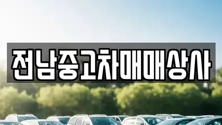 전남 나주시 남평읍 중고차매매 전문 전남중고차매매상사