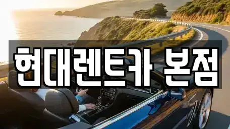 전남 순천시 매곡동 렌트카 전문 현대렌트카 본점