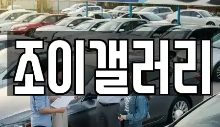 전남 영암군 영암읍 중고차 전문 조이갤러리