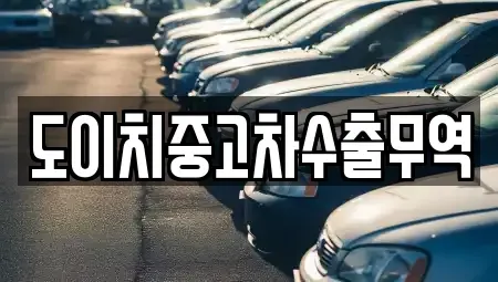 전남 장성군 삼서면 중고차 전문 도이치중고차수출무역