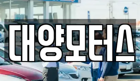 전남 해남군 계곡면 중고차 전문 대양모터스