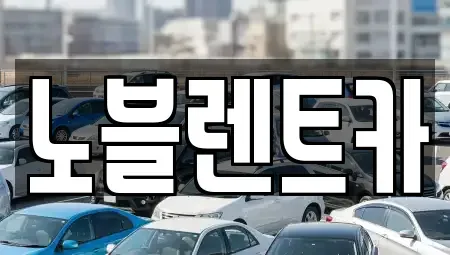 전라남도 목포시 산정동 렌트카 전문 노블렌트카