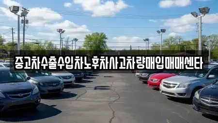 전라남도 목포시 산정동 중고차매입 전문 중고차수출수입차노후차사고차량매입매매센타