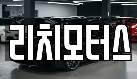 전라남도 순천시 용당동 중고차 전문 리치모터스