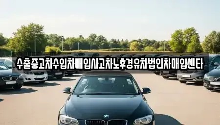 전라남도 장성군 황룡면 중고차매입 전문 수출중고차수입차매입사고차노후경유차법인차매입센타