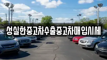 전북 전주시 덕진구 인후동1가 중고차매입 전문 성실한중고차수출중고차매입시세