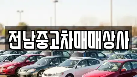 전북 전주시 완산구 중앙동3가 중고차 전문 전남중고차매매상사