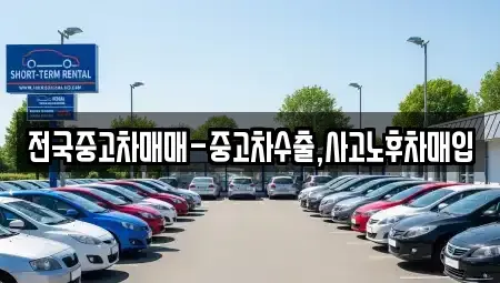전북 전주시 완산구 중화산동1가 중고차매입 전문 전국중고차매매-중고차수출,사고노후차매입