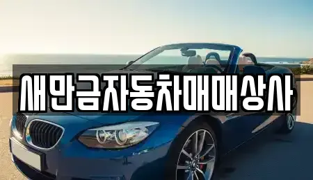 전북특별자치도 군산시 미원동 중고차 전문 새만금자동차매매상사