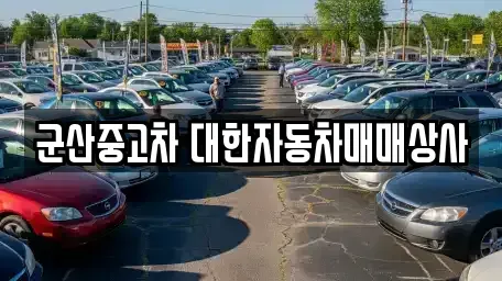 전북특별자치도 군산시 성산면 중고차 전문 군산중고차 대한자동차매매상사