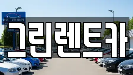 전북특별자치도 군산시 수송동 렌트카 전문 그린렌트카
