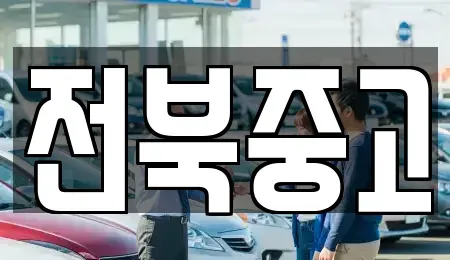 전북특별자치도 김제시 연정동 중고차 전문 전북중고
