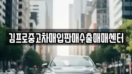 전북특별자치도 김제시 요촌동 중고차매매 전문 김프로중고차매입판매수출매매센터