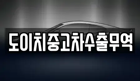 전북특별자치도 익산시 용제동 중고차매매 전문 도이치중고차수출무역