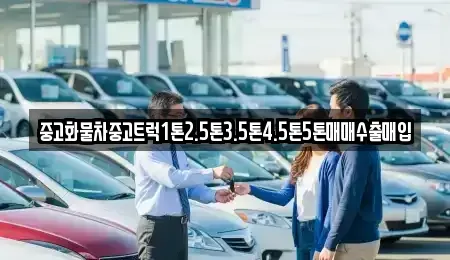 전북특별자치도 전주시 완산구 중노송동 중고차매매 전문 중고화물차중고트럭1톤2.5톤3.5톤4.5톤5톤매매수출매입
