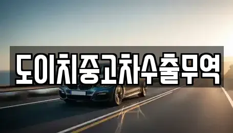 전북특별자치도 전주시 완산구 중화산동1가 중고차 전문 도이치중고차수출무역