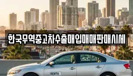 전북특별자치도 정읍시 북면 중고차매입 전문 한국무역중고차수출매입매매판매시세