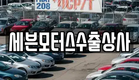 제주 서귀포시 중문동 중고차 전문 세븐모터스수출상사