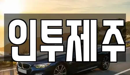제주특별자치도 제주시 이도이동 렌트카 전문 인투제주