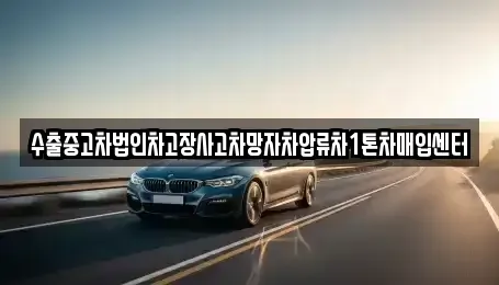 제주특별자치도 제주시 이도이동 중고차매입 전문 수출중고차법인차고장사고차망자차압류차1톤차매입센터